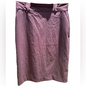 Banana Republic Burgundy Pencil Skirt Knee-Length Work Size 8